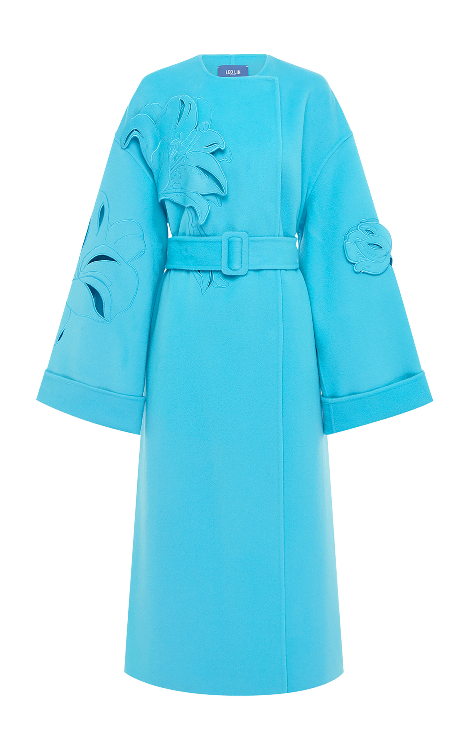 Celestine Appliquéd Wool Coat