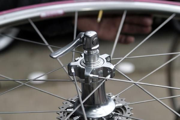 New Dura-Ace hubs and wheels.