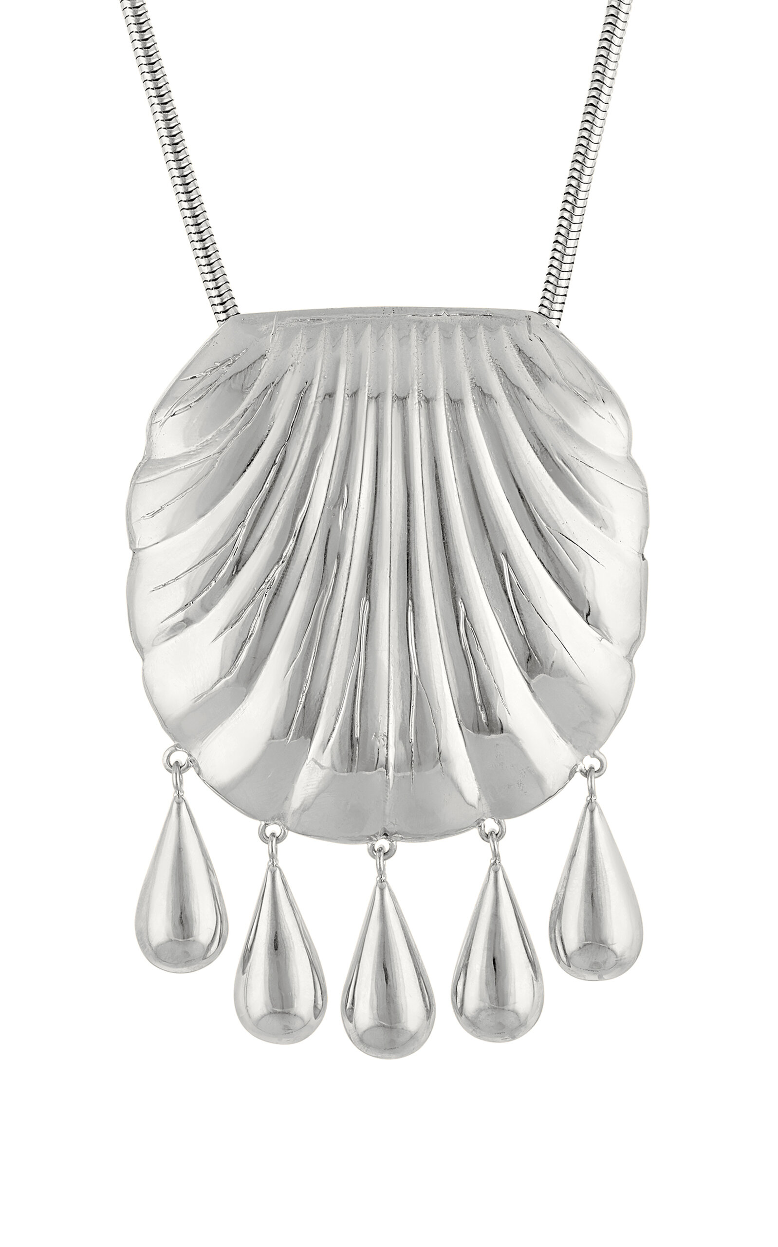 Petra Sterling Silver Shell Necklace