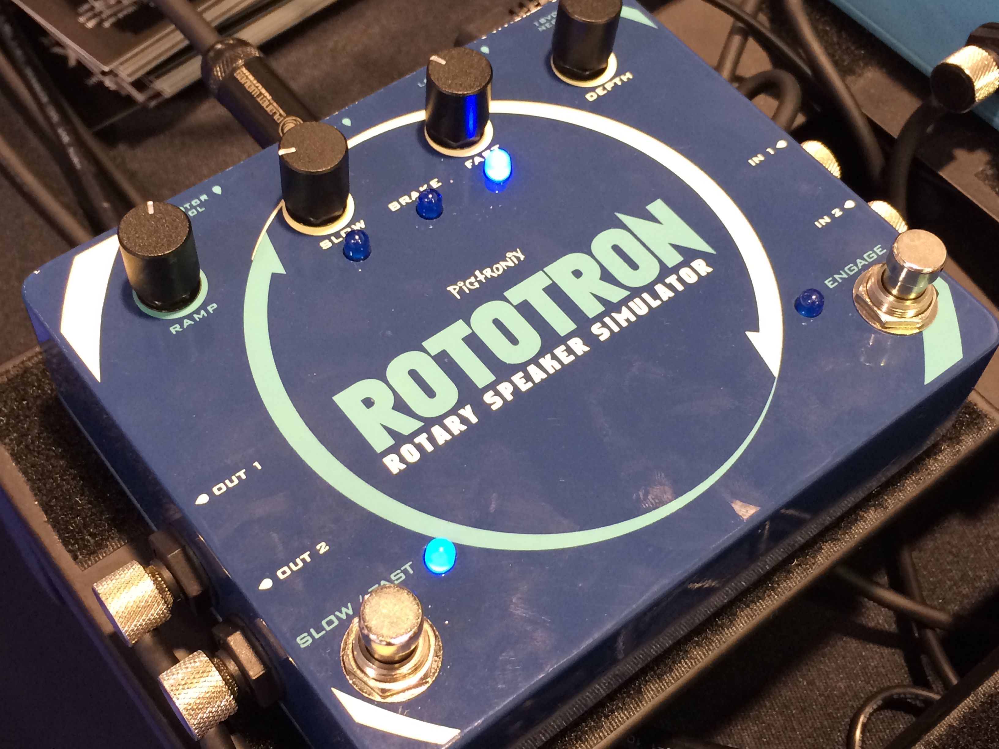 NAMM 2014: Pigtronix Introduces Rototron Rotary Speaker Simulator