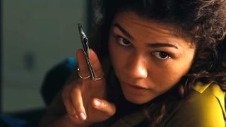 Zendaya is shown in the Euphoria Season 3 trailer.