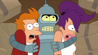 Bender Leela and Fry In Futurama