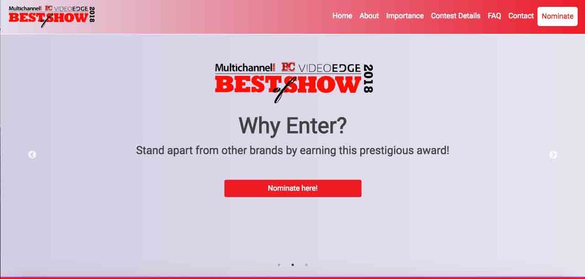 Deadline Extended for Best of Show Awards at Expo | Next TV ...