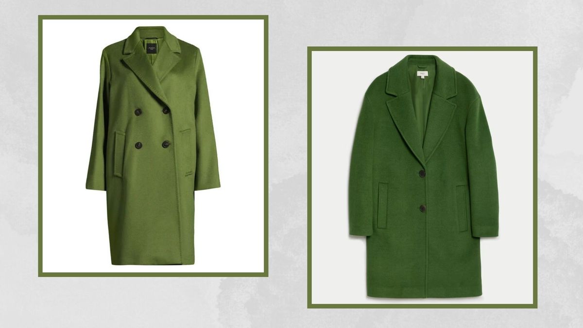 Ce manteau vert olive M&amp;S est parfait pour injecter de la couleur dans votre garde-robe d'automne 