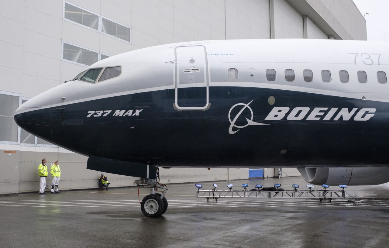 Boeing jet on a tarmac