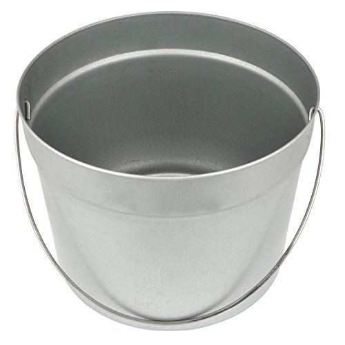 Coral 73711 Endurance Galvanised Metal Paint Kettle Container With Metal Handle for Paints and Paste 2.5 Litre