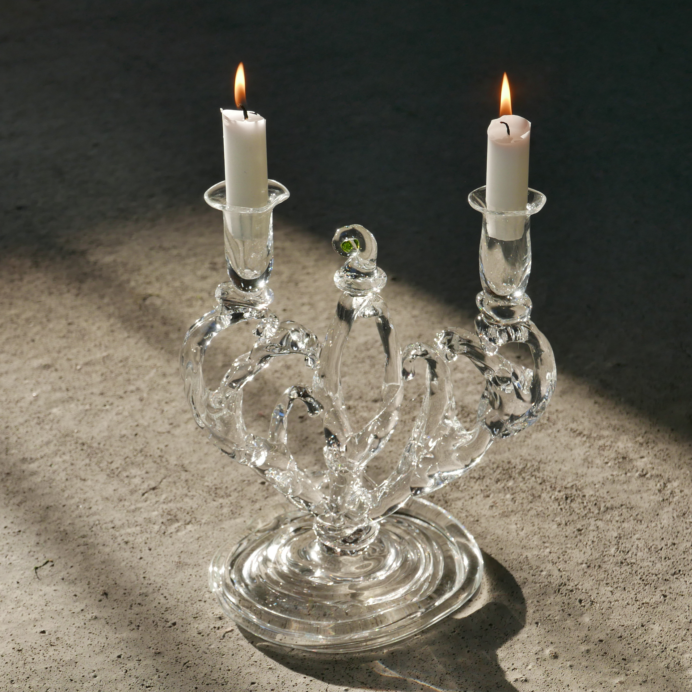 Silje Lindrup works in glass