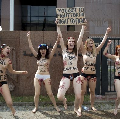 femen topless protests