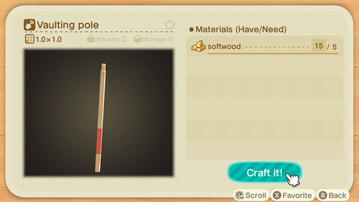 How to get the vaulting pole in Animal Crossing New Horizons GamesRadar+