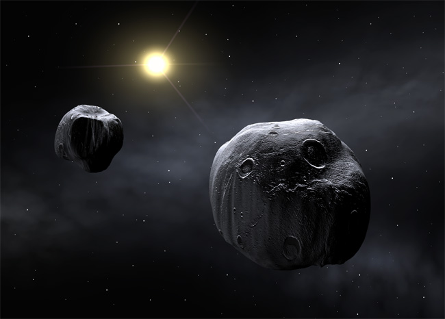 Amateur and Professional Astronomers Cooperate to Map Dancing Asteroid