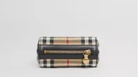 Vintage Check Cotton Barrel Bag Charm $480 (£350) | Burberry