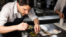 Virgilio Martinez plating food, season three Chef's Table.