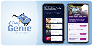 The Genie app will allow guests to customize their Disney trips