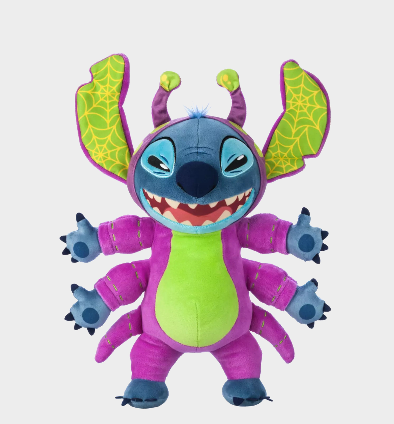 Disney Halloween Stitch Plush on a plain background