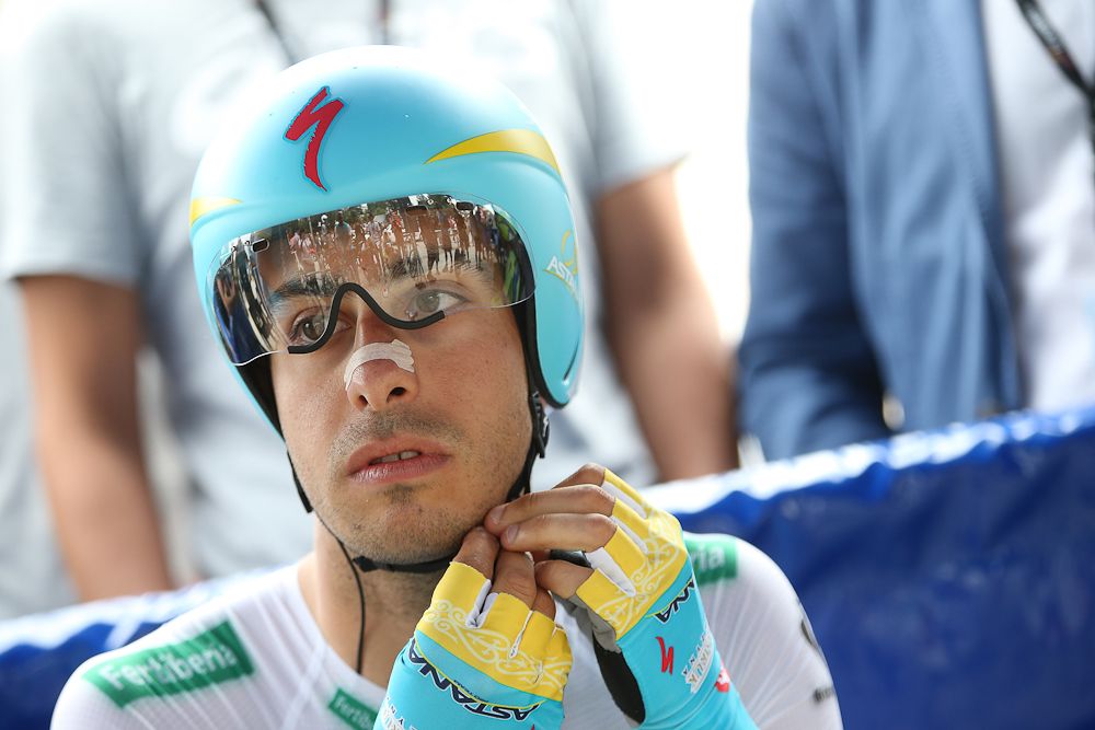 Fabio Aru before the stage 17 start.