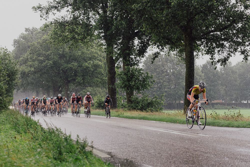 The peloton in action during stage 5.