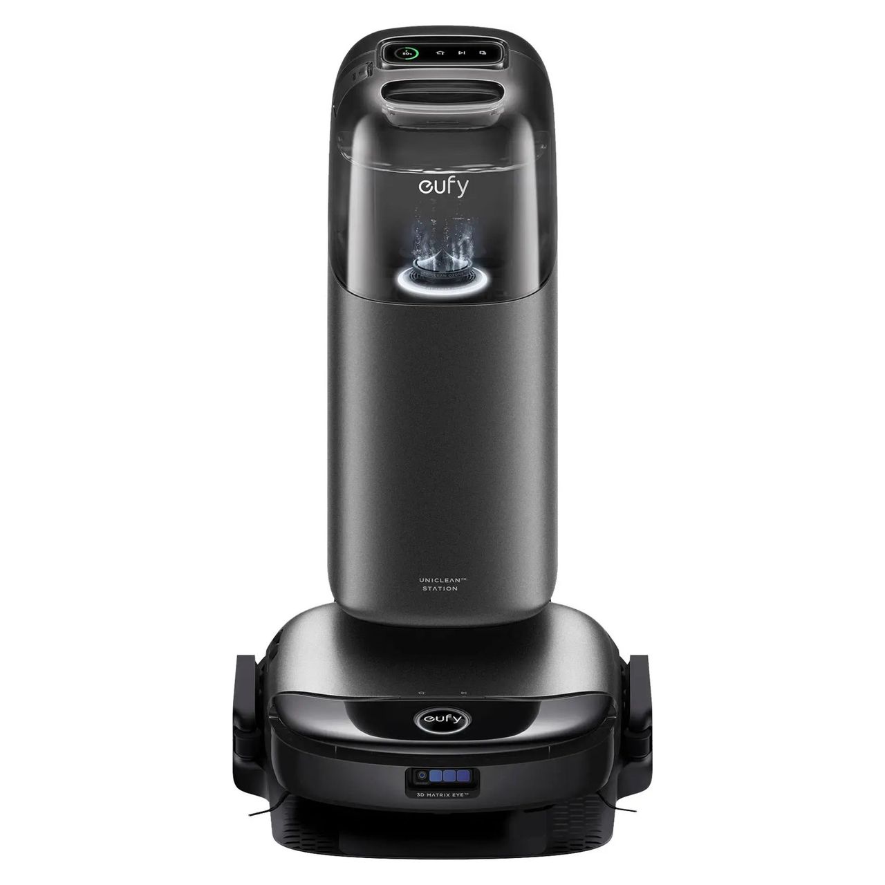 eufy S1 Pro Omni robot vacuum cleaner and mop against white background
