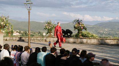 Marine Serre runway show at Pitti Uomo 106