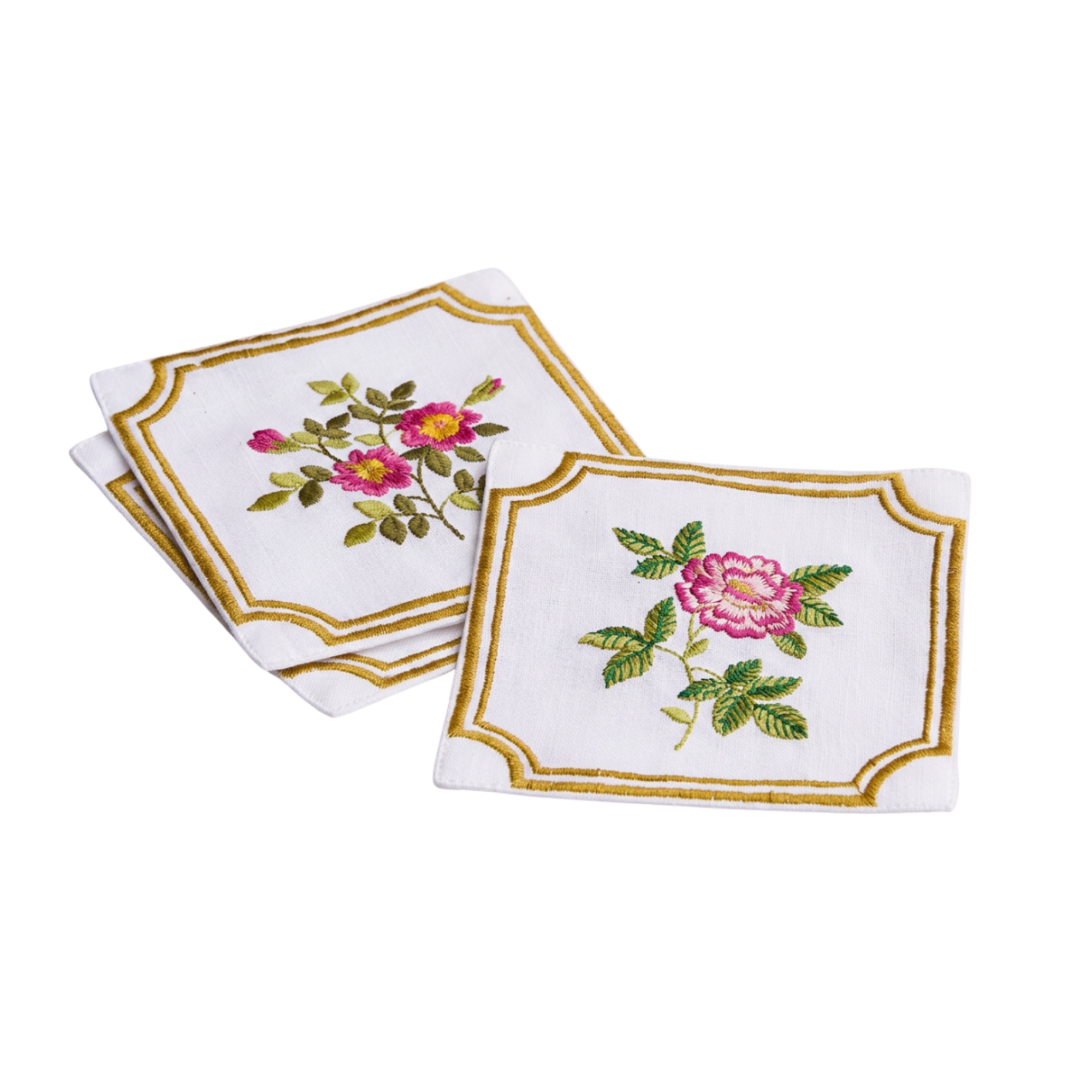 floral napkins