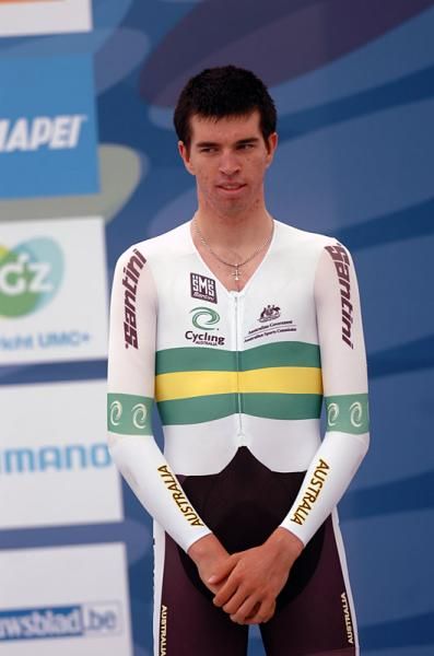 U23 time trial bronze medalist Damien Howson (Australia)