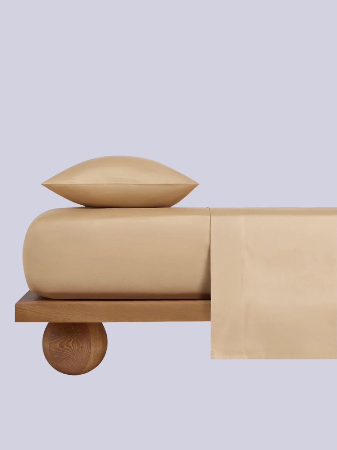 Rise &amp;amp; Fall, Soft &amp;amp; Smooth Cotton Sateen Duvet Set in Wheat