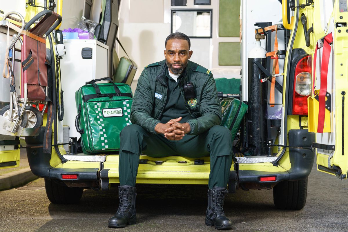 Jacob Masters in his paramedic uniform.