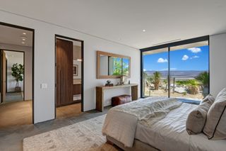 Sean Lockyer house bedroom with patio doors