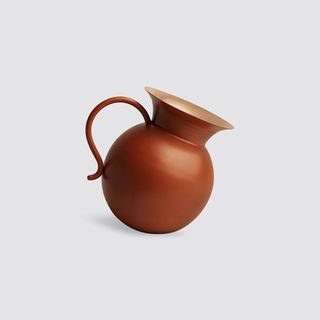 Jug with copper and terracotta