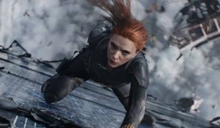 Scarlett Johansson as Black Widow in solo movie