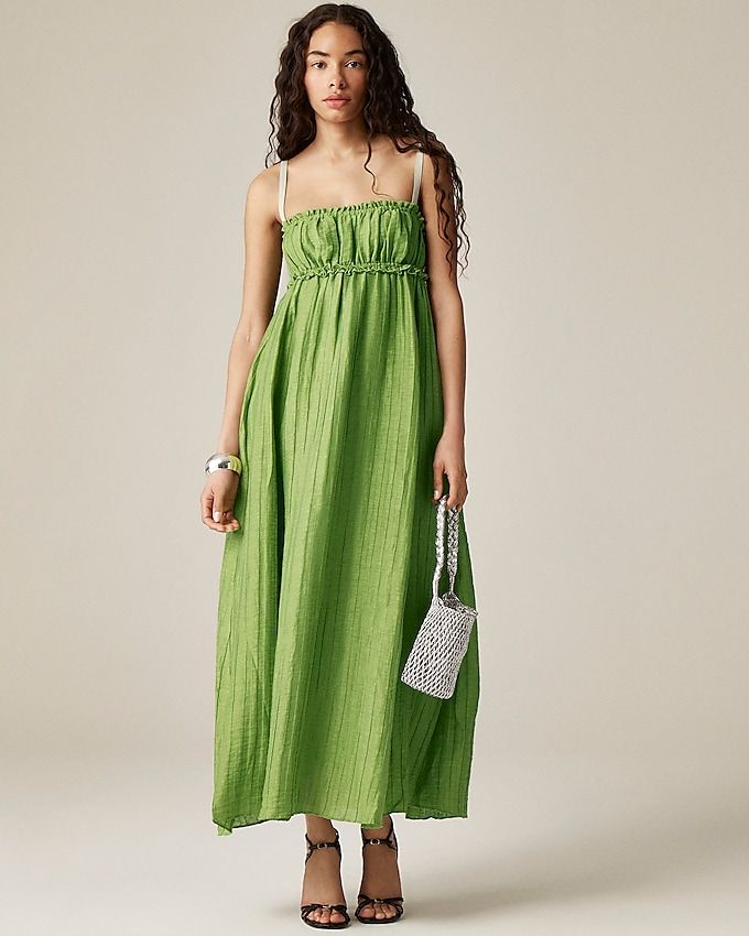 Collection Empire-Waist Dress in Linen Blend