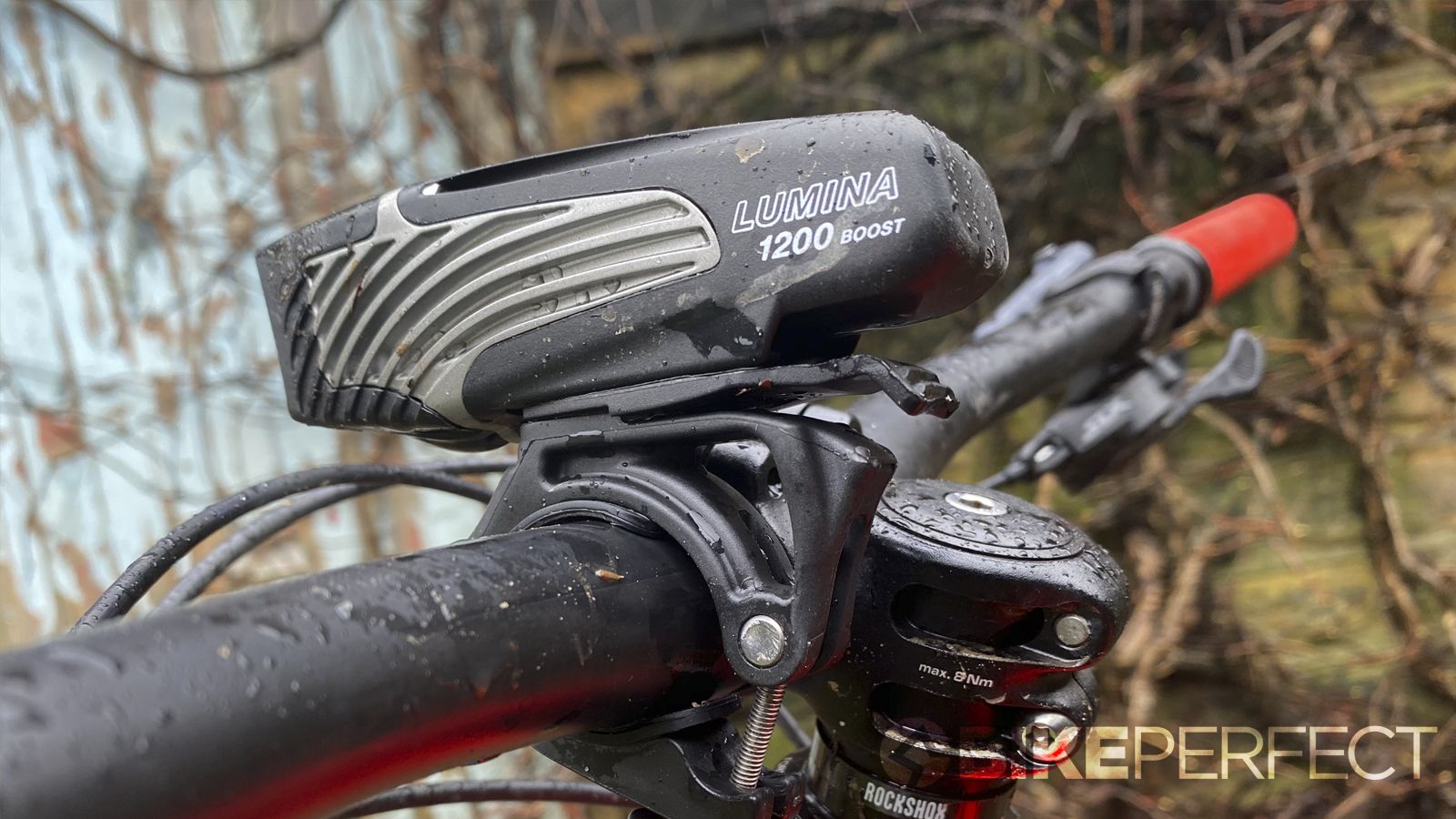 NiteRider Lumina 1200 Boost front bike light. Image courtesy NiteRider.
