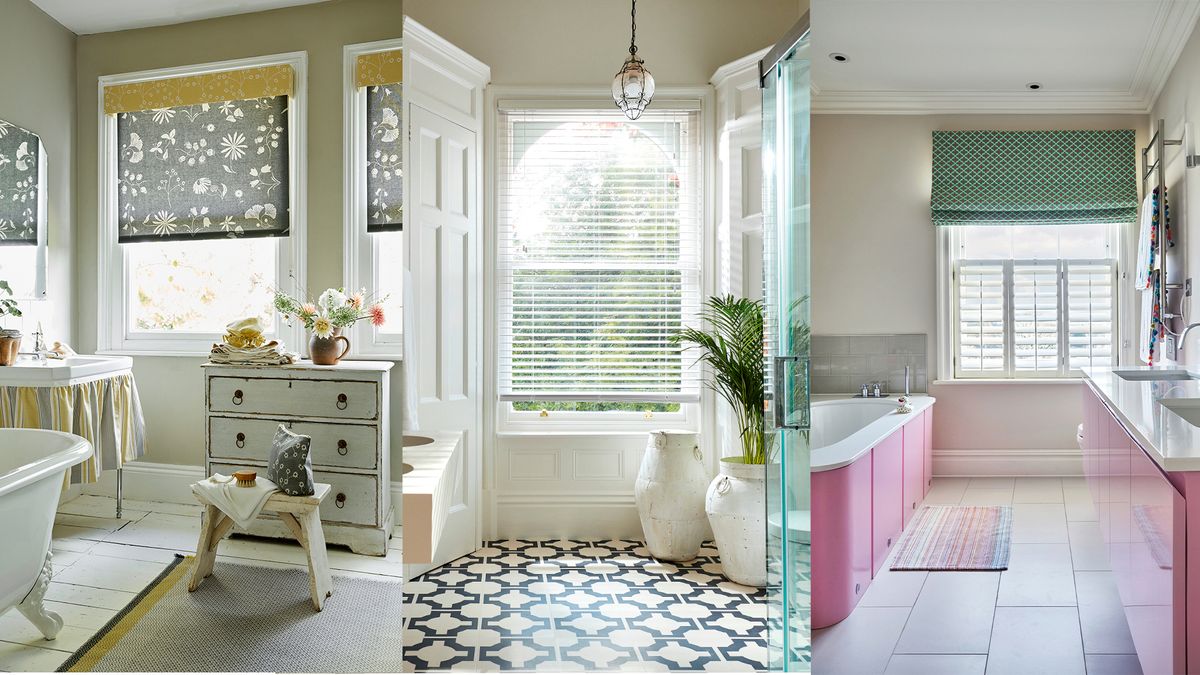Bathroom blind ideas: 10 beautiful ways to frame windows