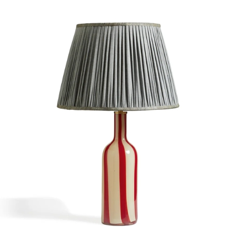 Oka Prod, Joseph Glass Table Lamp - Red