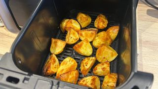 Roast potatoes cooked using Russell Hobbs Satisfry air fryer