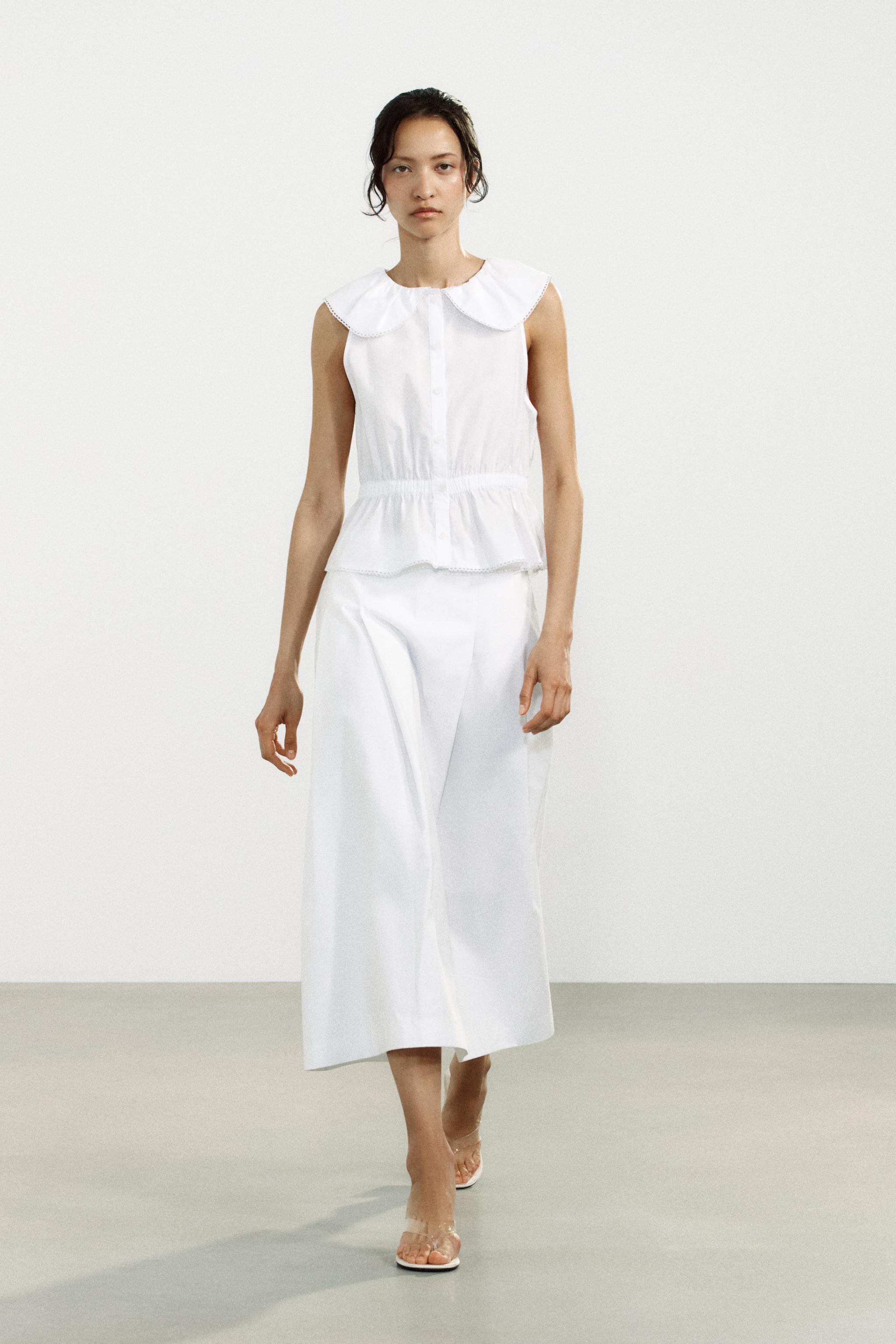 Pleated Midi Skirt