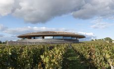 Hero exterior of Le Dome winery by Foster