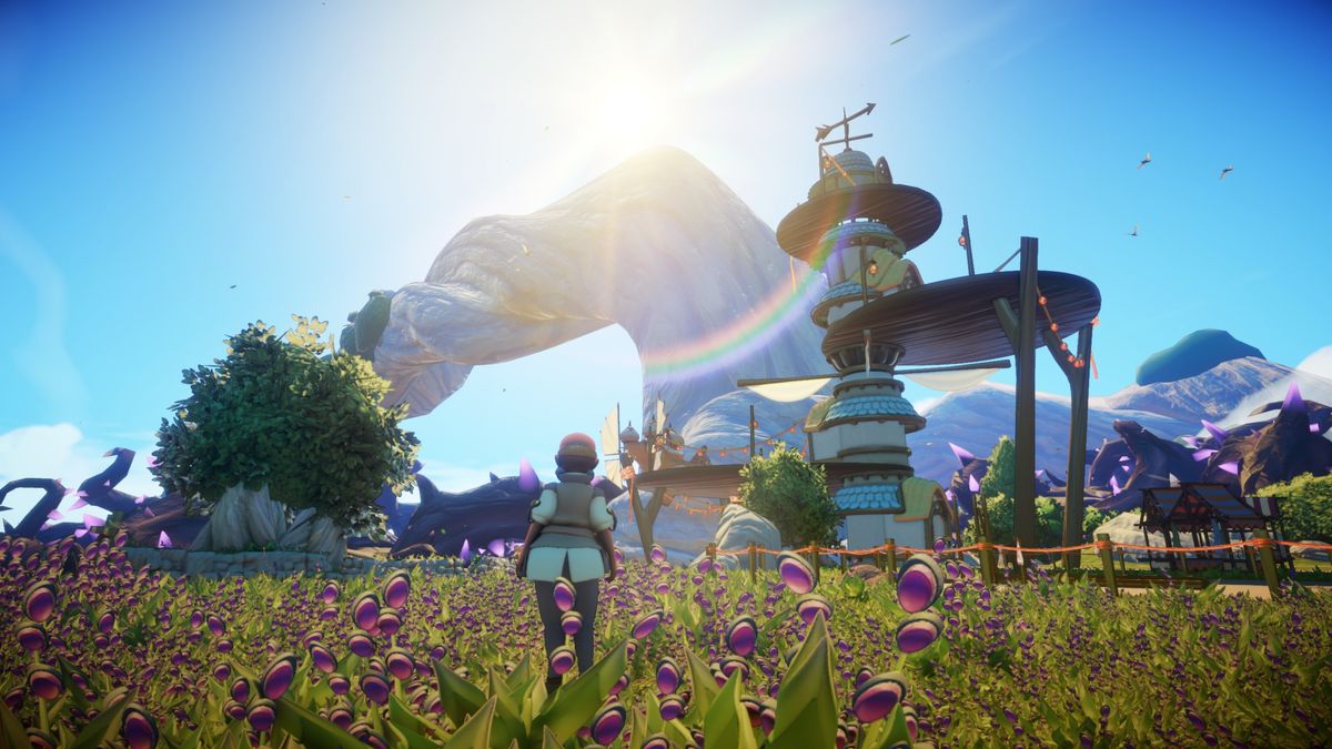 A whimsical fantasy land