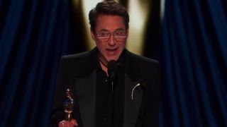 Robert Downey Jr. winning the Oscar for Oppenheimer