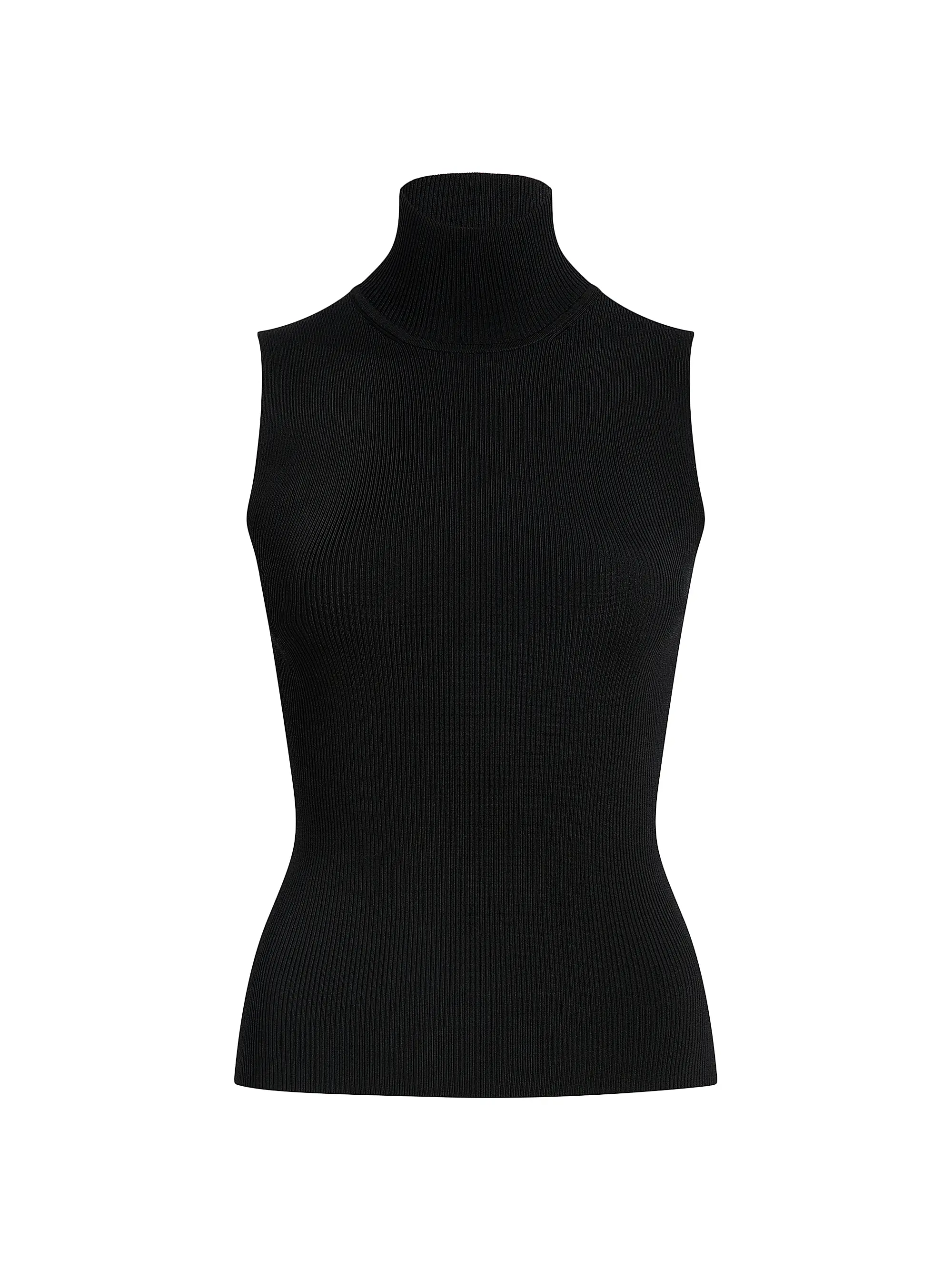 Benita Ribbed Turtleneck Tank