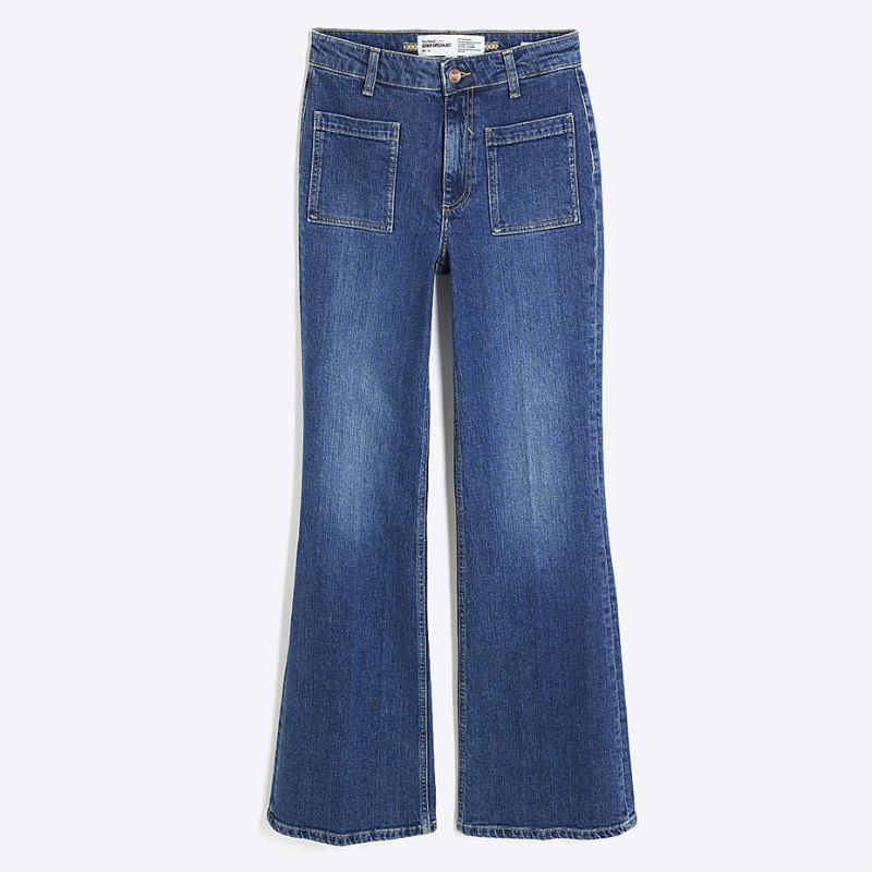 River Island, blue denim jeans