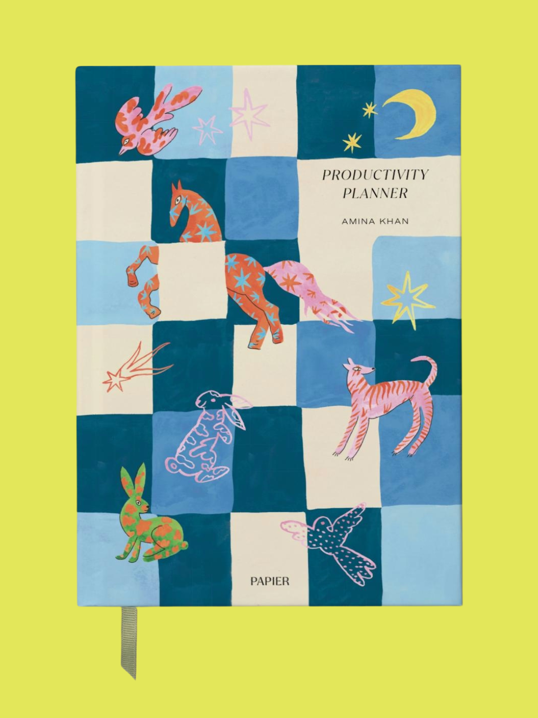 A checkerboard planner from Papier