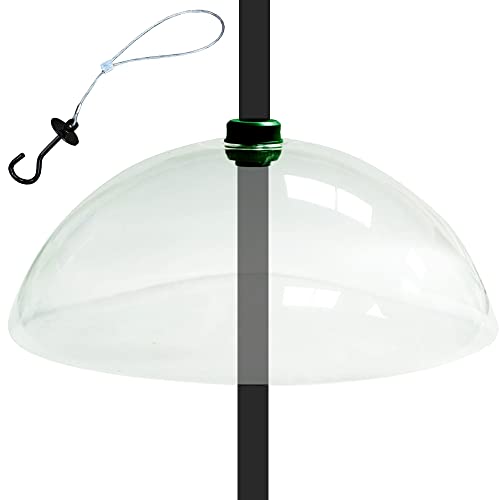 Universal Bird Feeding Station Baffle Dome for Stop Squirrels Stealing Bird Feed by Crystals&amp;reg;