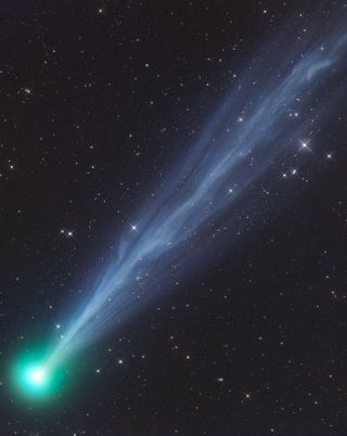 astronomy photographer of the year the exceptionally active ion tail of comet 2020f8 swan