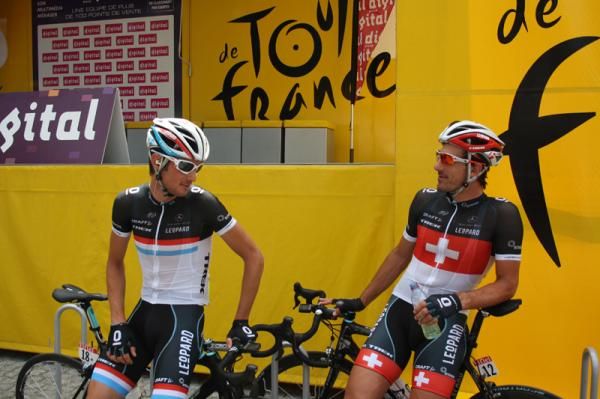 Frank Schleck and Fabian Cancellara