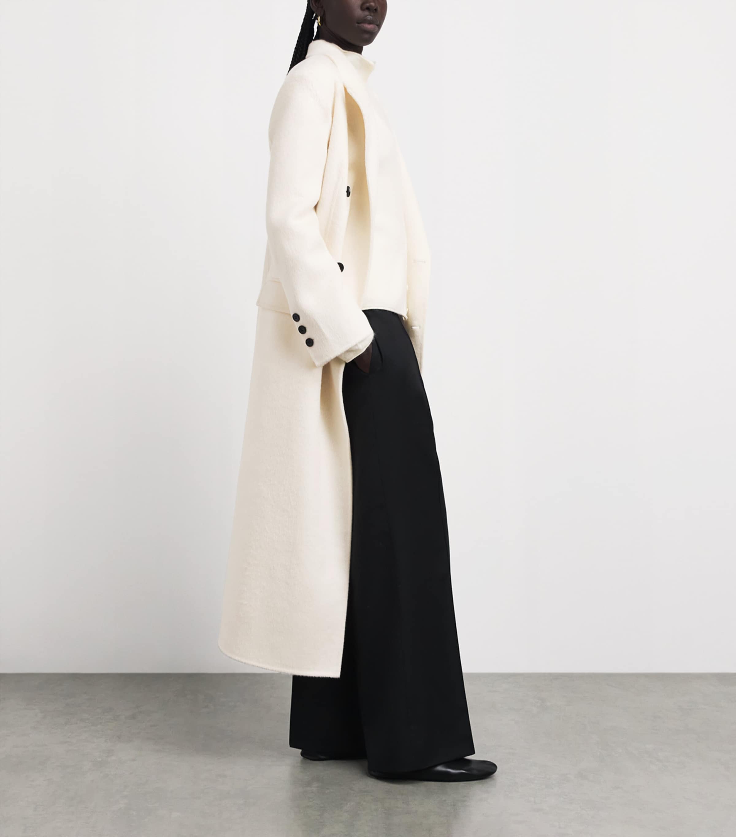 Voranida Double-Breasted Taren Overcoat
