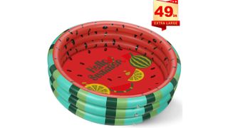 lenbest Watermelon Inflatable Paddling Kids Pool