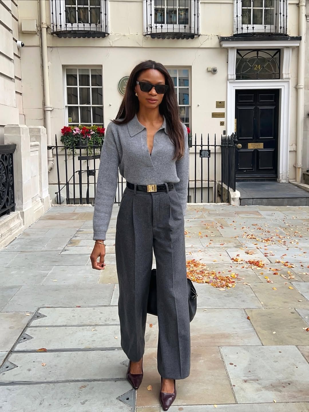 @lornasymphony wearing all grey
