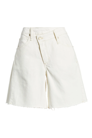 Free People Boomerang Long Denim Shorts