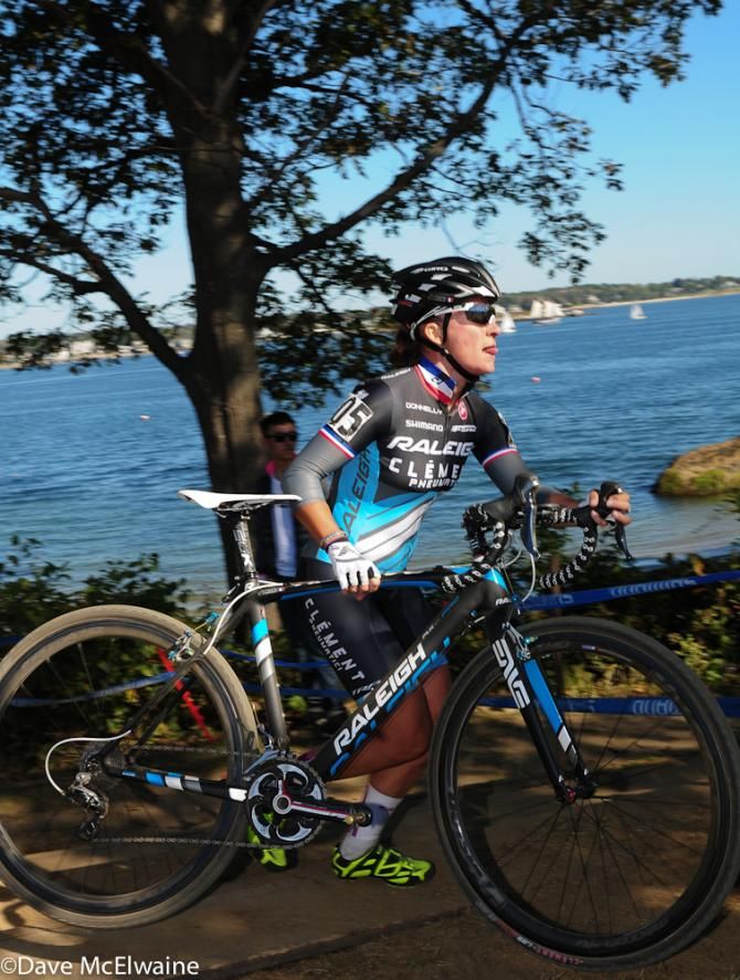 Caroline Mani (Raleigh Clement) spent much of the race battling with Miller