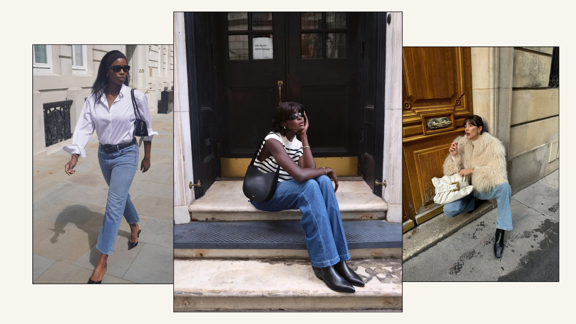 @nlmarilyn, @lefevrediary and @juliesfi wearing jeans